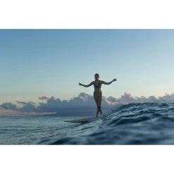 Olaian Surfing Crop Top Swimsuit Top Isa Foamy Bikinis, Boardshorts