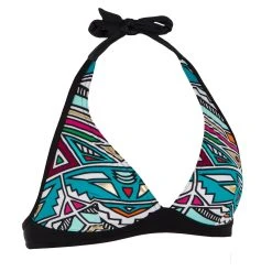 Olaian Bikinis, Boardshorts Bahia Halterneck Swimsuit Top With Back Clasp