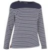 Tribord Shirts Sailing Long-sleeved Sailor's T-shirt 100 Blue White