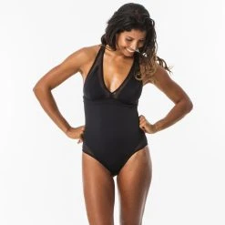Olaian Swimsuits Isa X-Back One Piece Surf Swimsuit
