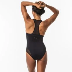 Olaian Swimsuits Isa X-Back One Piece Surf Swimsuit