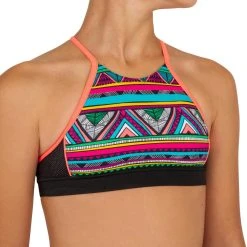 Olaian Baha, Surfing Swimsuit Crop Top, Women's Bikinis, Boardshorts