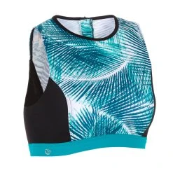 Olaian Bikinis, Boardshorts Carla Bikini Top With Back Zipper And Detachable Hydrophobic Cups