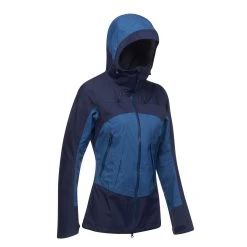 Jackets Forclaz Trek 500, Waterproof Hiking Jacket, Women's