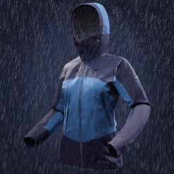 Jackets Forclaz Trek 500, Waterproof Hiking Jacket, Women's