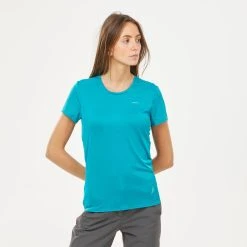 Shirts Quechua MH100, Short-Sleeved Hiking T-Shirt, Women's