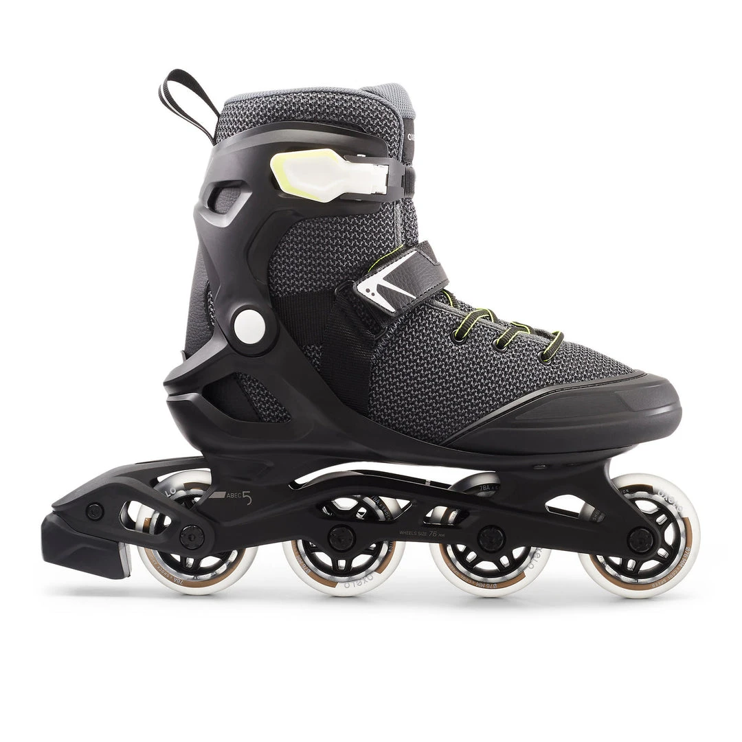Decathlon Oxelo FIT100 Inline Fitness Roller Skates - 76mm 80A Wheels for Men | Top Deals 3 Decathlon Oxelo FIT100 Inline Fitness Roller Skate 76mm 80A Men