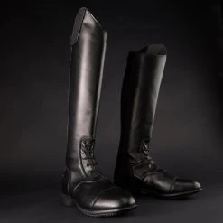 Fouganza Riding Boots Adult Horseback Riding Leather Boots LB 900
