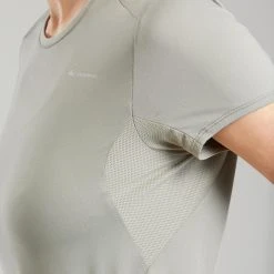 Shirts Quechua MH100, Short-Sleeved Hiking T-Shirt, Women's