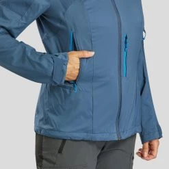 Forclaz Trek 900, Softshell Hiking Windbreaker, Women's Windbreakers