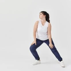 Kalenji Tanks Dry, Breathable Short Sleeve Running Tank Top, Women's