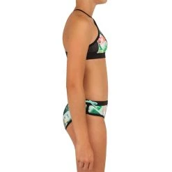 Olaian Baha, Surfing Swimsuit Crop Top, Women's Bikinis, Boardshorts