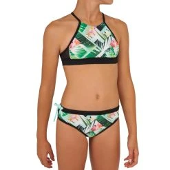 Olaian Baha, Surfing Swimsuit Crop Top, Women's Bikinis, Boardshorts