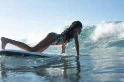 Olaian Baha, Surfing Swimsuit Crop Top, Women's Bikinis, Boardshorts