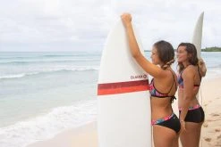 Olaian Eden Aloha Swimsuit Top Minimizer Bikinis, Boardshorts