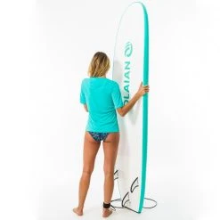 Olaian Deals UV Rash Guard Short-Sleeved Surf T-Shirt