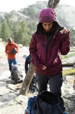 Jackets Forclaz Trek 500, Waterproof Hiking Jacket, Women's