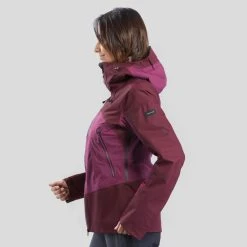 Jackets Forclaz Trek 500, Waterproof Hiking Jacket, Women's