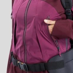 Jackets Forclaz Trek 500, Waterproof Hiking Jacket, Women's