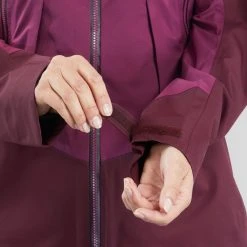 Jackets Forclaz Trek 500, Waterproof Hiking Jacket, Women's