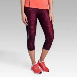 Kalenji Run Dry+ Running Cropped Bottoms - Breathable & Lightweight for Women | Flash Sale 32 Kalenji Running Cropped Bottoms Run Dry+