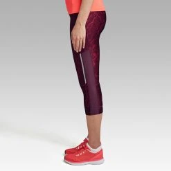 Kalenji Run Dry+ Running Cropped Bottoms - Breathable & Lightweight for Women | Flash Sale 34 Kalenji Running Cropped Bottoms Run Dry+