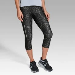 Kalenji Run Dry+ Running Cropped Bottoms - Breathable & Lightweight for Women | Flash Sale 27 Kalenji Running Cropped Bottoms Run Dry+