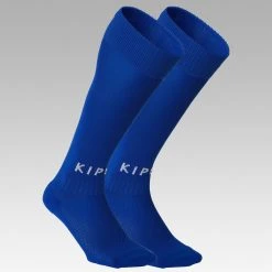 Kipsta F100 Adult Football Socks - Blue | Comfortable & Durable Soccer Socks for Men 27 Kipsta F100 Adult Football Socks - Blue