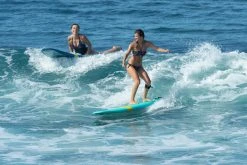 Olaian Bikinis, Boardshorts Laeti Surf Swimsuit Bandeau With Fixed Padded Cups