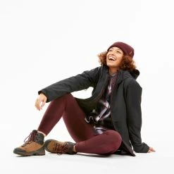 Forclaz Jackets Travel 500, 18°F Waterproof 3-in-1 Comfort Backpacking Jacket, Women's