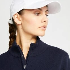 Tops Inesis Mild Weather Zip Neck Cotton Golf Sweater