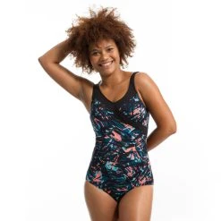 Nabaiji Karli, One Piece Body-Sculpting Aquafitness Swimsuit, Women's