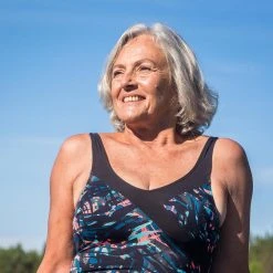 Nabaiji Karli, One Piece Body-Sculpting Aquafitness Swimsuit, Women's