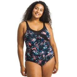 Nabaiji Karli, One Piece Body-Sculpting Aquafitness Swimsuit, Women's