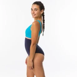 Nabaiji 1-piece Swimsuit Heva Li Blue Petrol Swimsuits