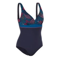 Nabaiji Swimming One-piece Sculpting Swimsuit Kaipearl Triki Leo Black