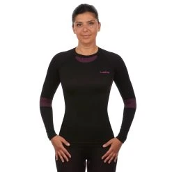 Wedze Base Layers Ski 580 I-Soft, Thermal Underwear Base Layer Top, Women's