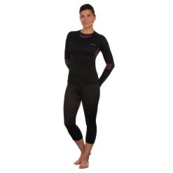 Wedze Base Layers Ski 580 I-Soft, Thermal Underwear Base Layer Top, Women's