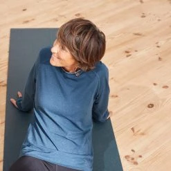 Best Deal Women's Long-Sleeved Organic Cotton Yoga T-Shirt by Kimjaly | Eco-Friendly & Comfortable 47 Shirts Kimjaly, Long-Sleeved Organic Cotton Yoga T-Shirt, Women's