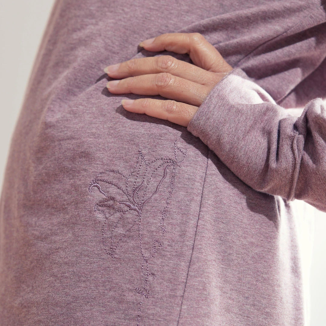 Best Deal Women's Long-Sleeved Organic Cotton Yoga T-Shirt by Kimjaly | Eco-Friendly & Comfortable 19 Shirts Kimjaly, Long-Sleeved Organic Cotton Yoga T-Shirt, Women's