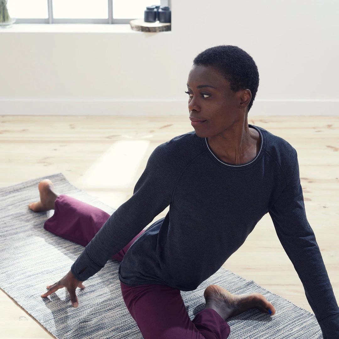 Best Deal Women's Long-Sleeved Organic Cotton Yoga T-Shirt by Kimjaly | Eco-Friendly & Comfortable 26 Shirts Kimjaly, Long-Sleeved Organic Cotton Yoga T-Shirt, Women's