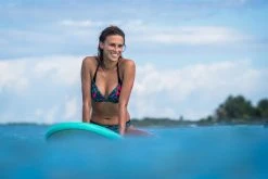 Olaian Bikinis, Boardshorts Elena Push-Up Swimsuit Top With Fixed Padded Cups