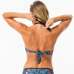 Bikinis, Boardshorts Olaian Elena, Push-Up Swimsuit Top With Fixed Padded Cups, Women's