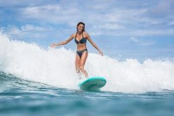 Bikinis, Boardshorts Olaian Elena, Push-Up Swimsuit Top With Fixed Padded Cups, Women's