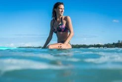 Bikinis, Boardshorts Olaian Elena, Push-Up Swimsuit Top With Fixed Padded Cups, Women's