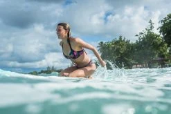 Olaian Bikinis, Boardshorts Elena Push-Up Swimsuit Top With Fixed Padded Cups