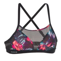 Olaian Elise Double-Adjustable Bikini Swimsuit Top Bikinis, Boardshorts