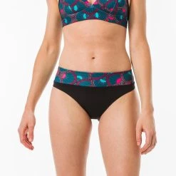 Olaian Deals Nora High-Waisted Shaping Surfing Swimsuit Bottoms