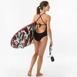 Olaian Andrea One Piece Surfing Swimsuit With Open X Or H Back Swimsuits