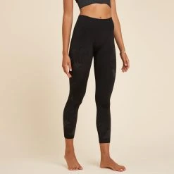 Kimjaly Bottoms Domyos Seamless 7/8 Yoga Leggings